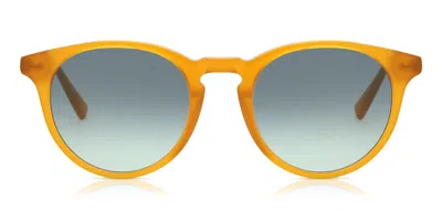 Messy Weekend New Depp Amber Green Men's Sunglasses Orange Size 51