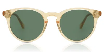 Messy Weekend New Depp Champagne Green Men's Sunglasses Yellow Size 51