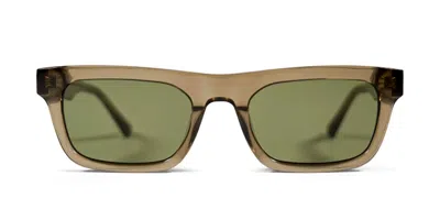 Messy Weekend New Dylan Bottle Green Men's Sunglasses Brown Size Standard