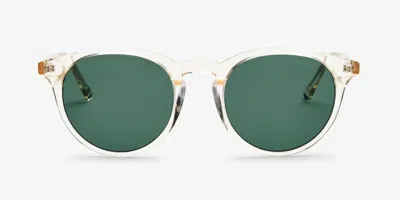 Messy Weekend New Depp Bio Champagne Green Women's Sunglasses Yellow Size 51