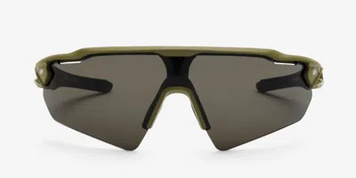 Messy Weekend Rapid Army Grey Men's Sunglasses Green Size 55