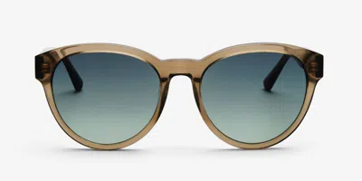 Messy Weekend Rita Bottle Green Women's Sunglasses Brown Size 54