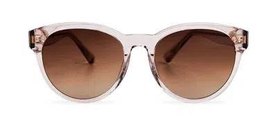 Messy Weekend Rita Rose Brown Women's Sunglasses Pink Size 54