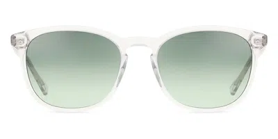 Messy Weekend Sean Crystal Green Men's Sunglasses Clear Size 55 In Transparent