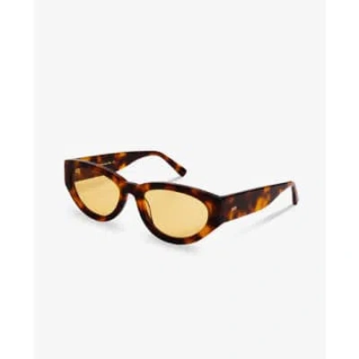 Messyweekend | Audrey Sunglasses | Tortoise Yellow In Brown