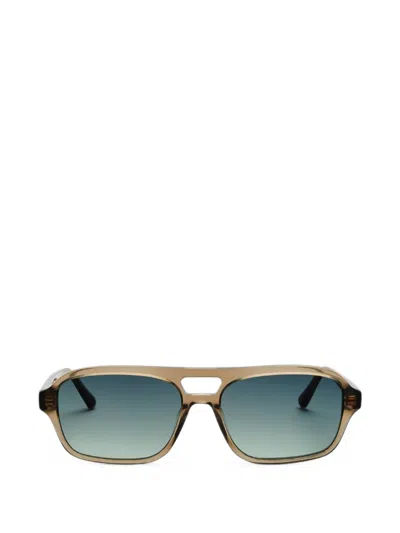 Messyweekend Burt Pilot-frame Sunglasses In Brown