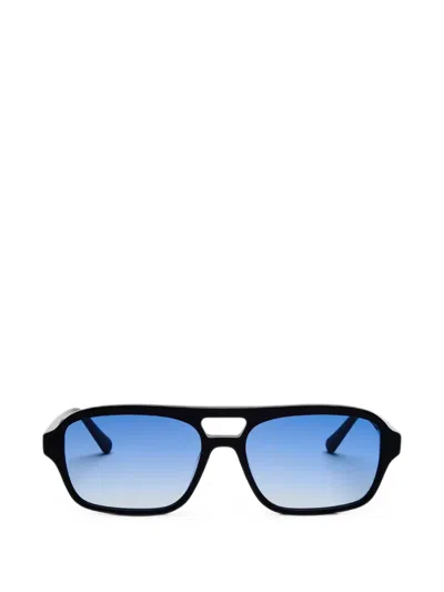 Messyweekend Burt Square-frame Sunglasses In Metallic