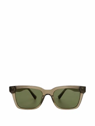 Messyweekend Dean Square-frame Sunglasses In Green