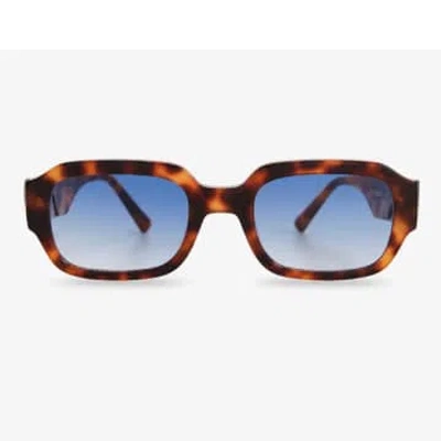 Messyweekend | Downey Sunglasses | Tortoise Blue In Brown