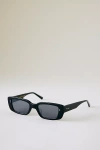 Messyweekend Grace Rectangle Sunglasses In Black
