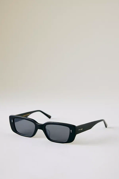 Messyweekend Grace Rectangle Sunglasses In Black