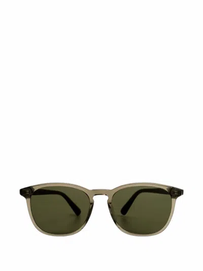 Messyweekend Sean Square-frame Sunglasses In Green