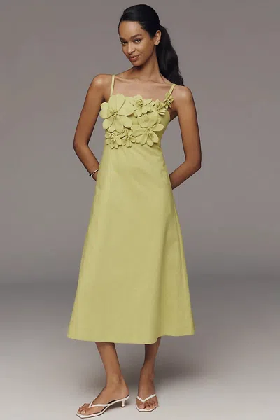 Mestiza Esperanza Midi Dress In Yellow