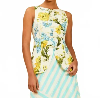 Mestiza New York Annelise Vest In Verdant Blooms In Multi