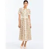 Mestiza New York Billie Collared Shirt Dress In Brown