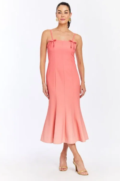 Mestiza New York Calista Midi Dress In Coral