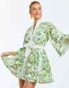 Mestiza New York Women's Carmen Floral Linen-blend Minidress In Green