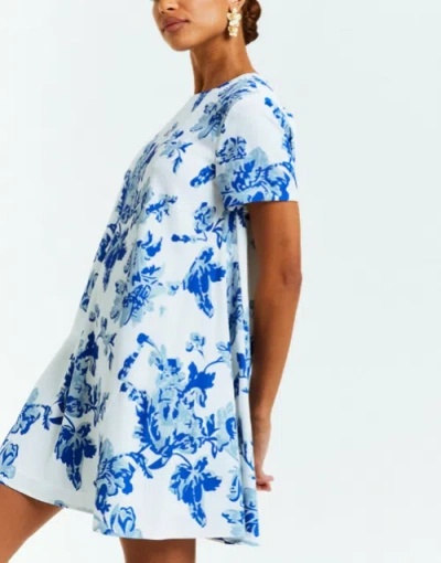 Mestiza New York Women's Cecily Floral Minidress In Porcelain Blue