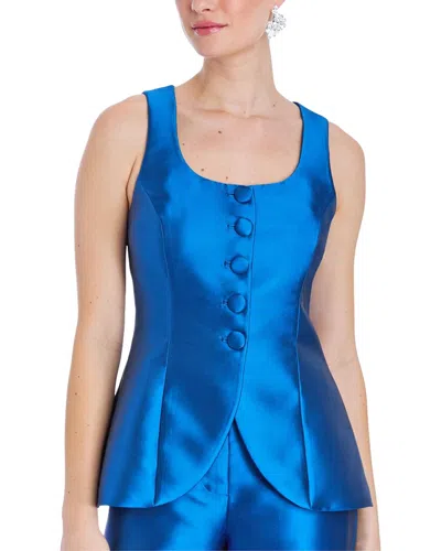 Mestiza New York Elena Vest Top In Blue