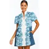 Mestiza New York Elliana Barong Mini Dress In Blue
