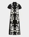 Mestiza New York Elliana Embroidered Applique Midi Dress