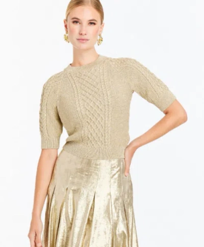 Mestiza New York Enya Sweater In Ivory Metallic