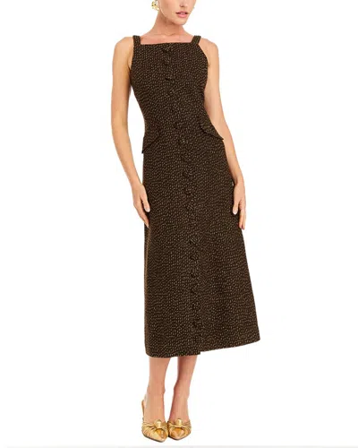 Mestiza New York Espresso Midi Dress In Multi