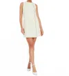 Mestiza New York Etta Pearl Scallop Mini Dress In Tonal Ivory In Neutral