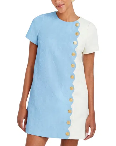 Mestiza New York Etta Sleeved Shift Mini Dress In White