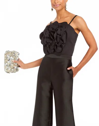 Mestiza New York Fabulous Flower Crop Top In Black
