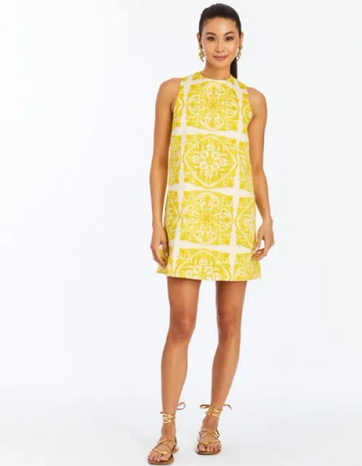 Mestiza New York Fiona Convertible Shift Mini Dress In Yellow