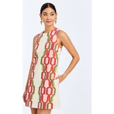 Mestiza New York Fiona Shift Mini Dress In Multi