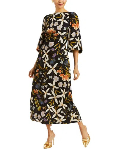 Mestiza New York Gina A-line Midi Dress In Multi