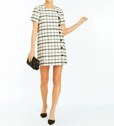 Mestiza New York Isolde Mini Dress In Cream Black