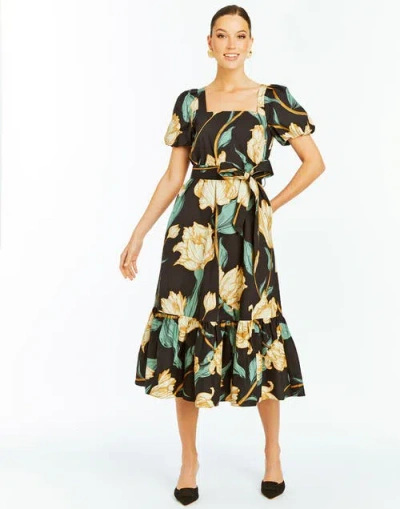 Mestiza New York Jasmine Midi Dress In Black