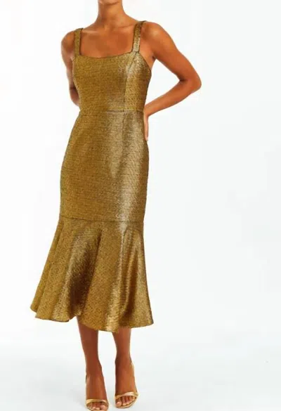 Mestiza New York Women's Jody Metallic Cotton-blend Midi-dress In Multi