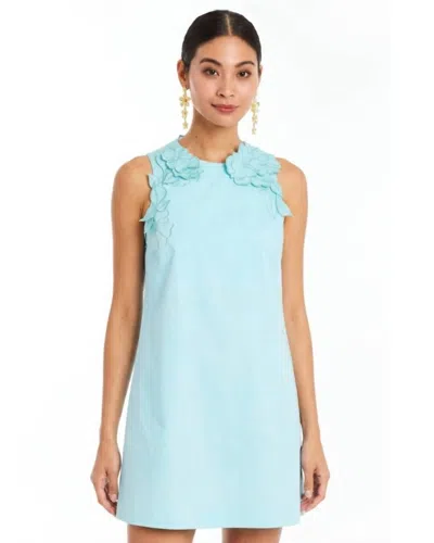 Mestiza New York Juniper Shift Mini Dress In Aegean Calypso In Multi