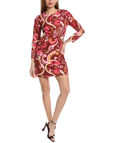 Mestiza New York Katalin Mini Dress In Burgundy