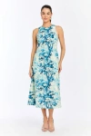 Mestiza New York Louisa Midi Dress In Blue