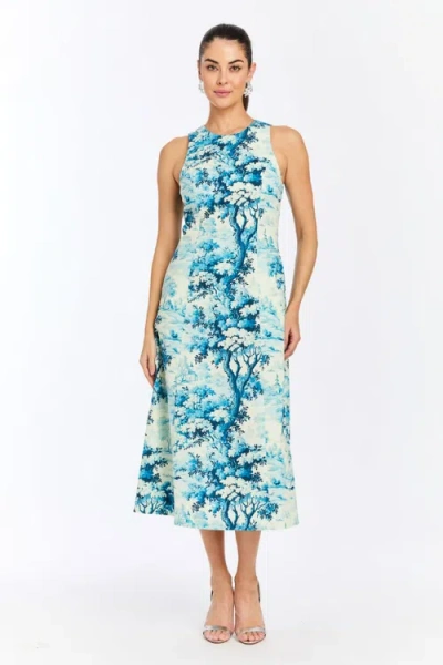 Mestiza New York Louisa Midi Dress In Blue