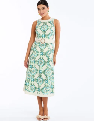 Mestiza New York Louisa Midi Dress In Green