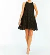 Mestiza New York Luli Lace Trapeze Mini Dress In Black
