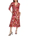 Mestiza New York Marilen Midi Dress In Red