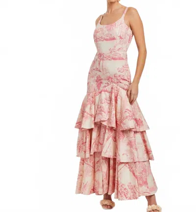 Mestiza New York Marseilles Convertible Dress In Pink Toile