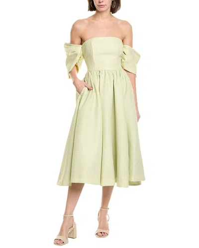 Mestiza New York Odette Midi Dress In Green