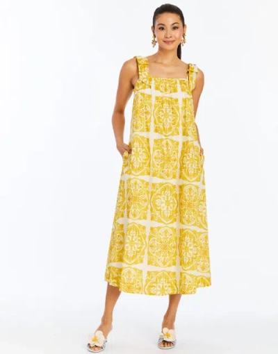 Mestiza New York Solenn Midi Dress In Yellow