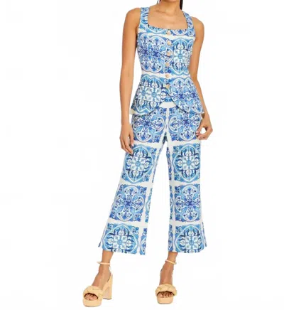 Mestiza New York Taylor Cropped Pant In Blue