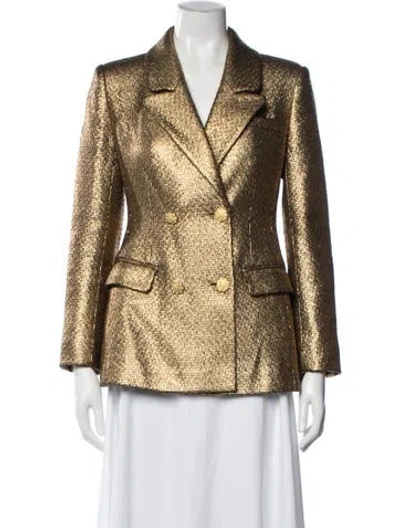 Pre-owned Mestiza New York Tweed Pattern Blazer In Multi