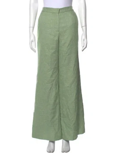 Pre-owned Mestiza New York Wide Leg Pants In Green
