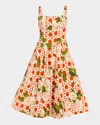 Mestiza New York Yvette Reversible Square-neck Midi Dress In Sunkissed Ivory